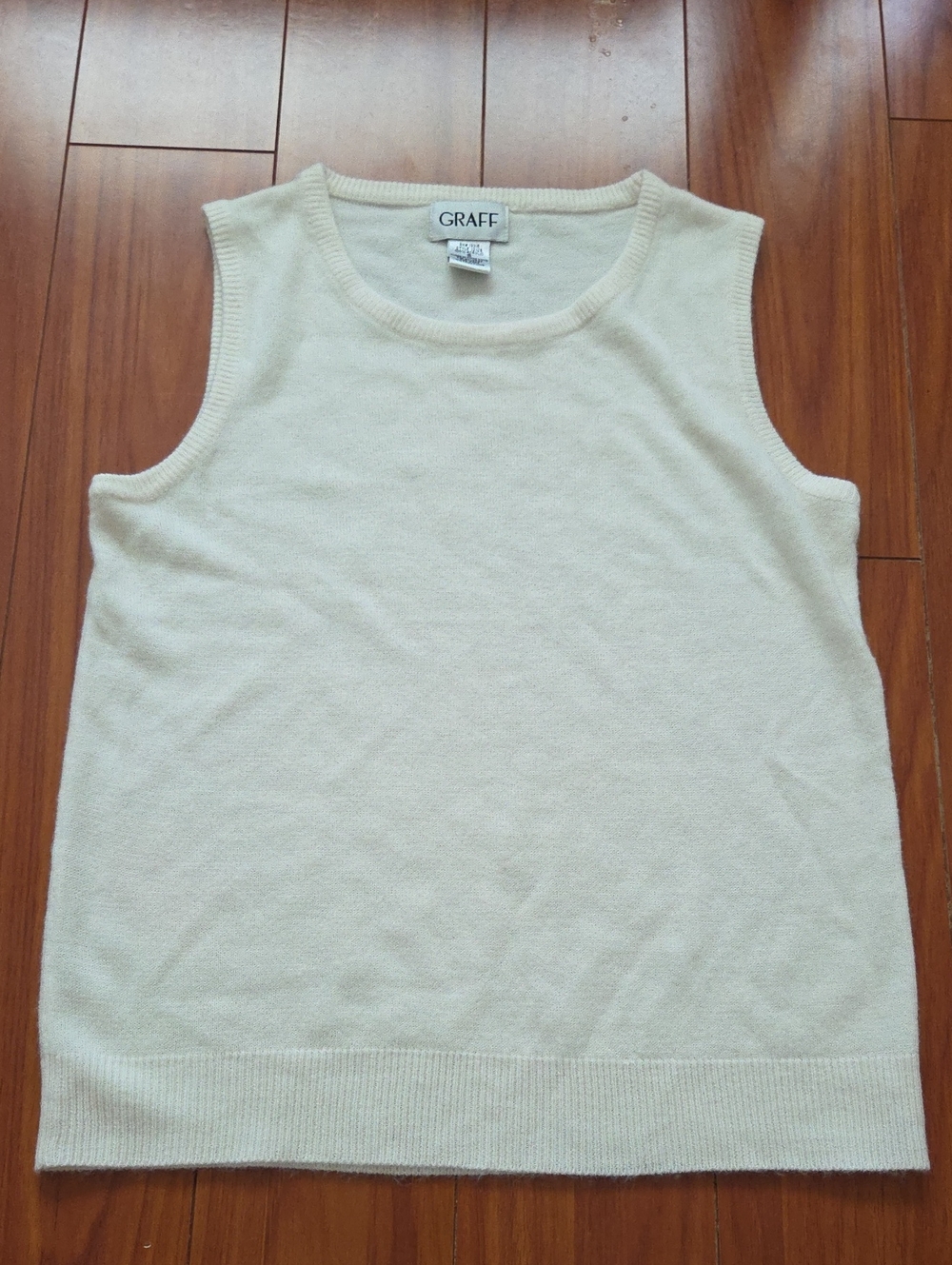 Graff Cream Sweater Vest